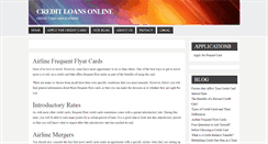 Desktop Screenshot of creditloansonline.com